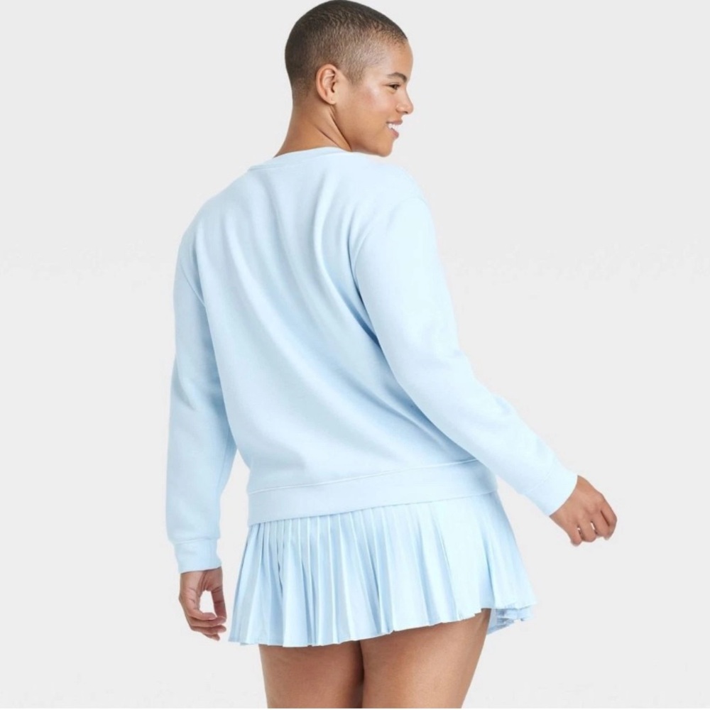 Plus size All in Motion light blue pipped button up cardigan size XXL - Picture 5 of 6